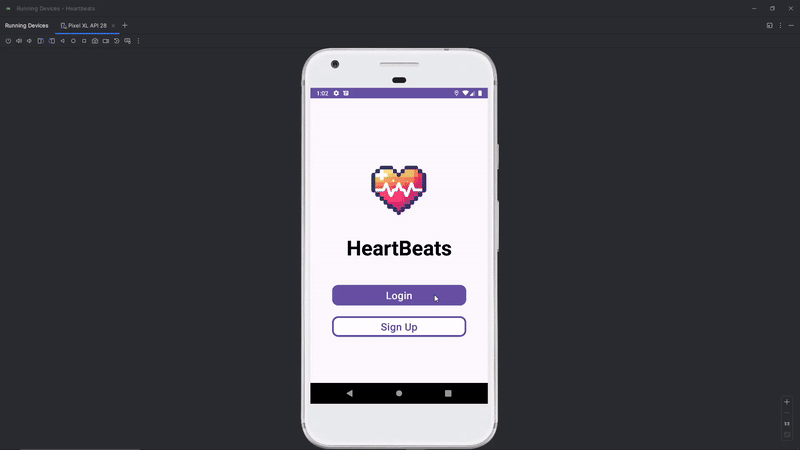 heartbeats app demo